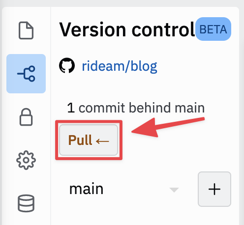 Pull from GitHub